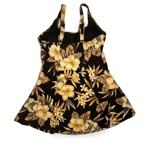 BABYDOLL FLORAL SWIM DRESS - Picture 2 of 3